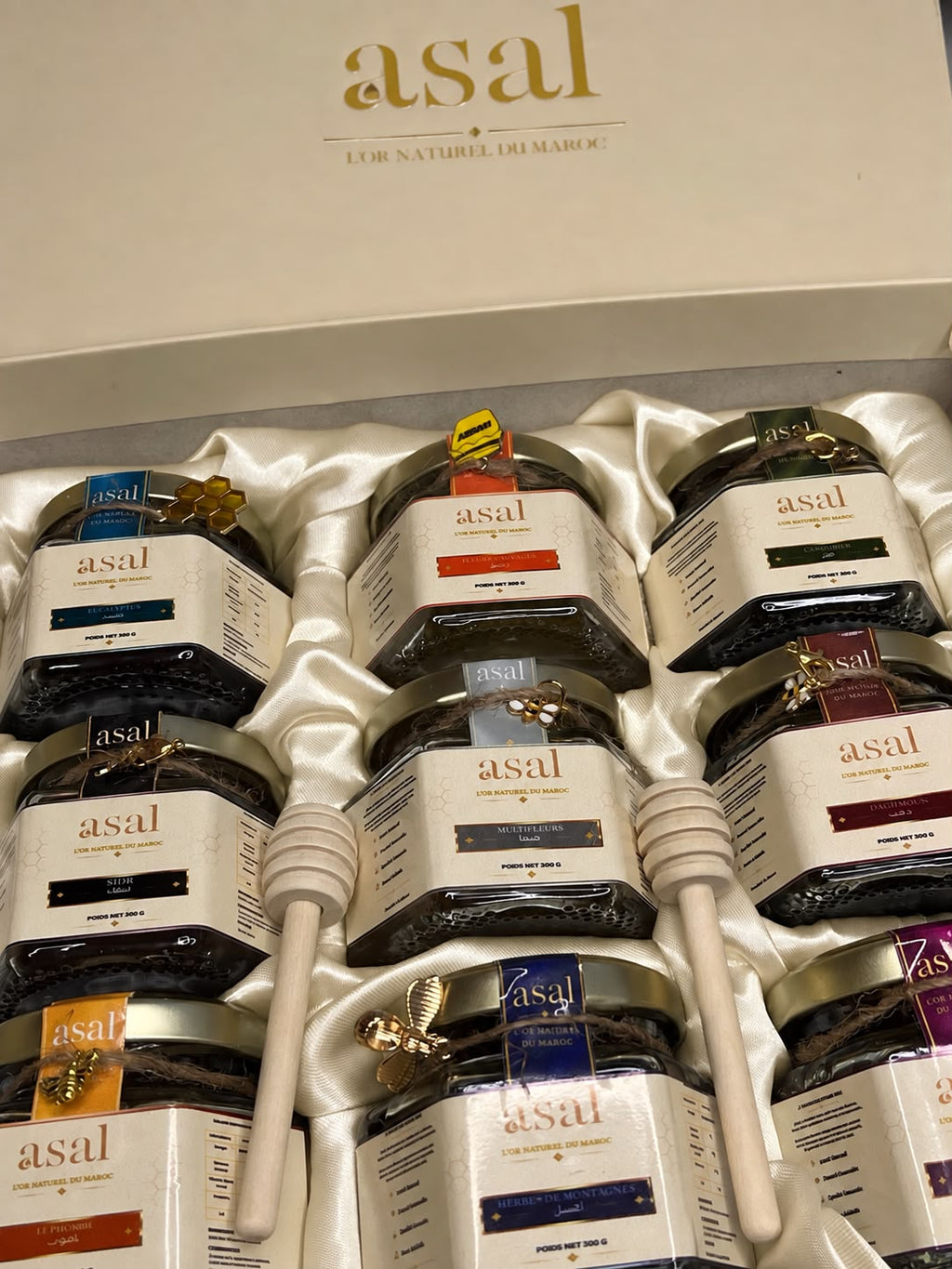 Coffret Découverte – 9 Miels d'Exception ( Pots de 100 G)