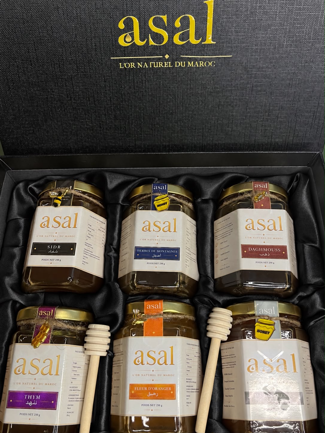 Coffret Cosy – 6 Miels d'Exception ( Pots de 250 G)